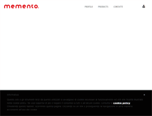 Tablet Screenshot of mementoweb.com